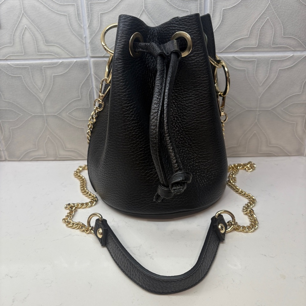 Diva’s Bag Black Leather